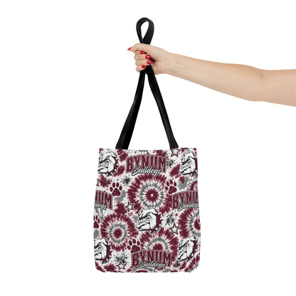 Bynum Bulldogs Tie-Dye Tote Bag