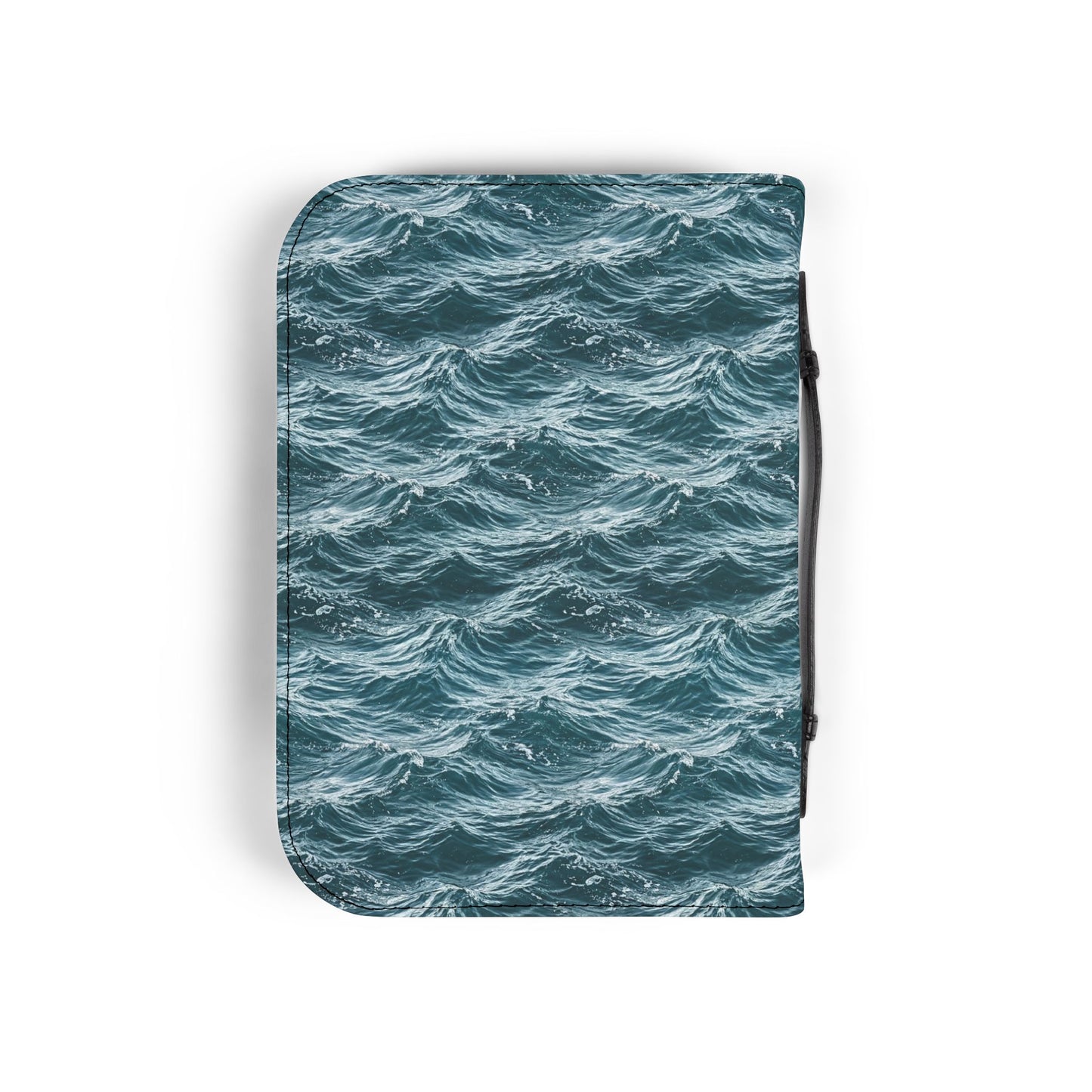 "When You Pass Through Deep Waters" Nautical Scripture Zippered Bible Cover