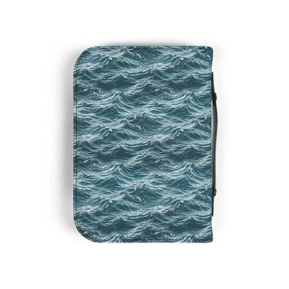 "When You Pass Through Deep Waters" Nautical Scripture Zippered Bible Cover
