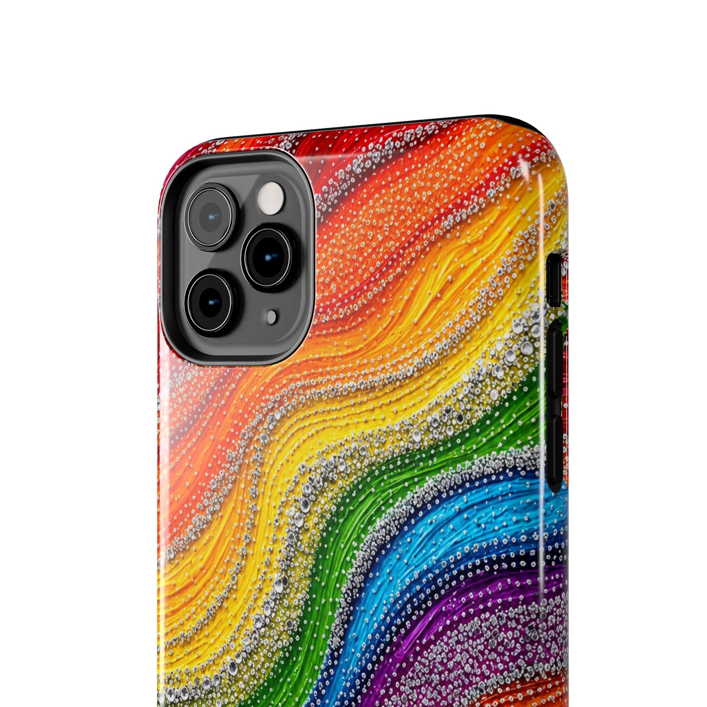 Rainbow Wave Tough Phone Case