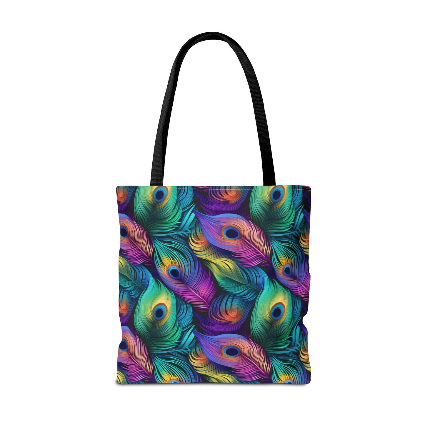 Peacock Feather Pattern Tote Bag