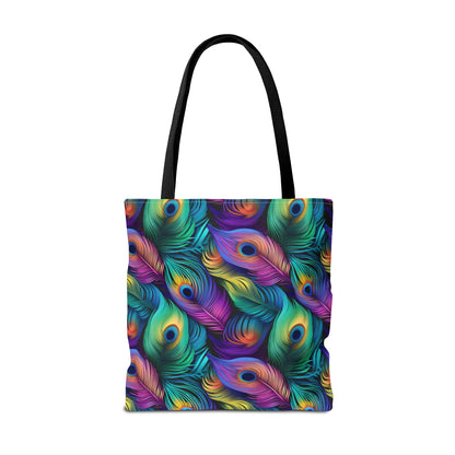 Peacock Feather Pattern Tote Bag