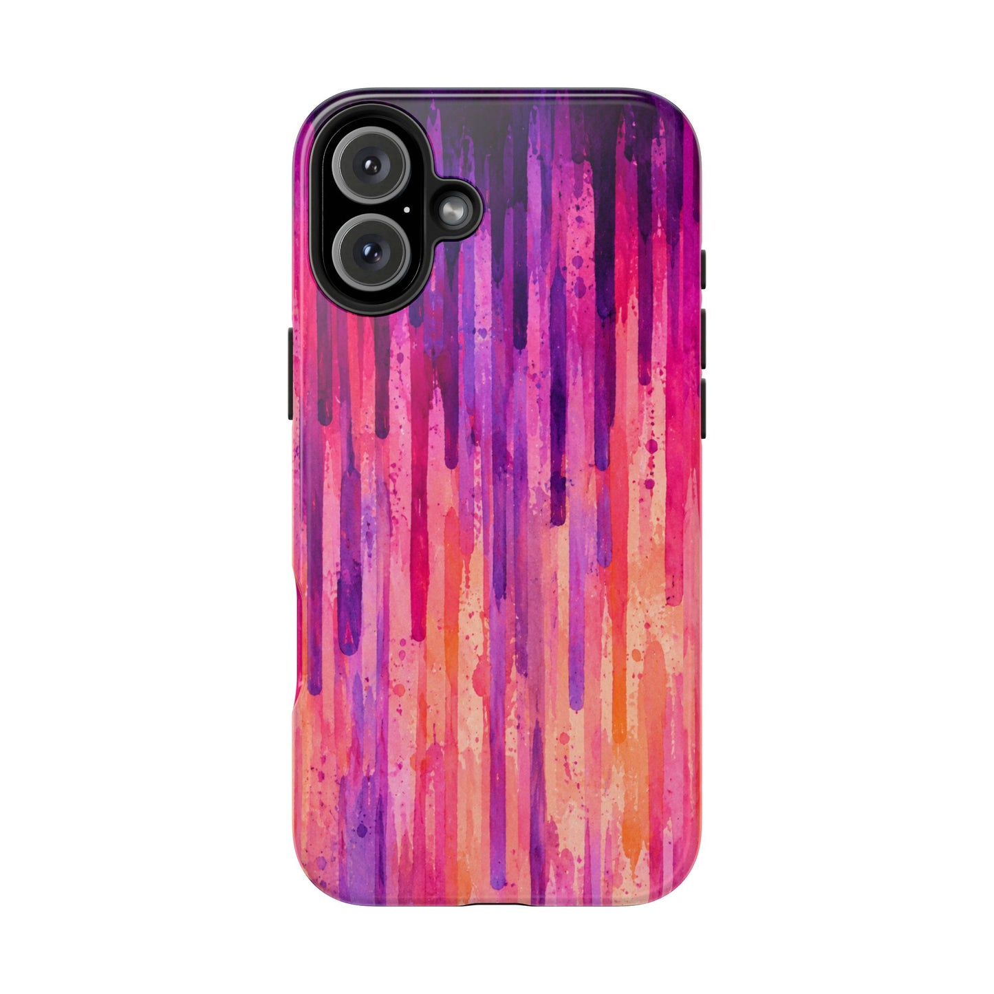 Abstract Pink & Purple Drip Tough Phone Case