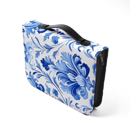Blue Floral Bible Cover