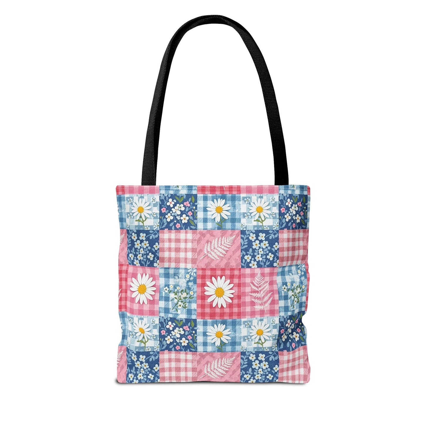 Patchwork Daisy Tote Bag