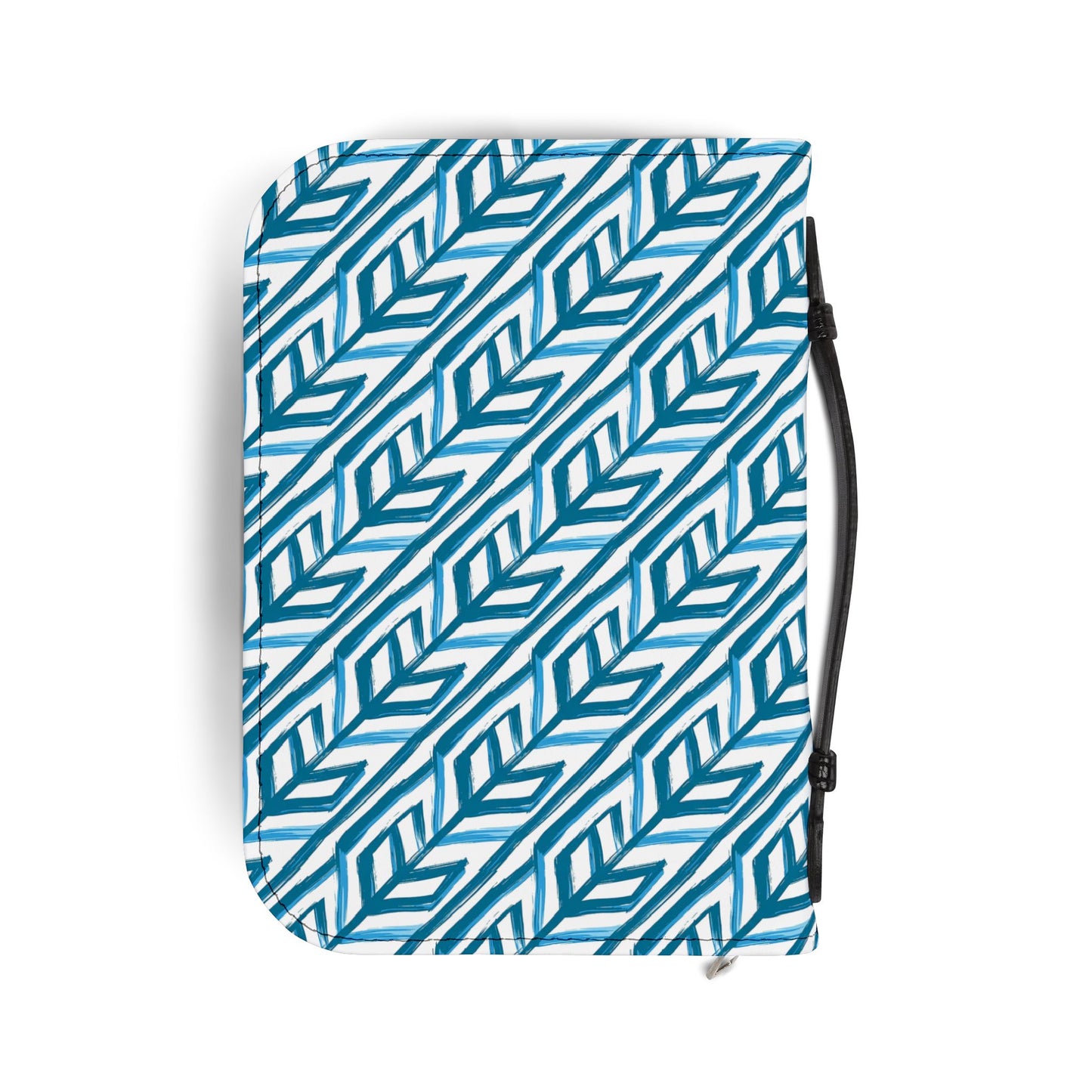 Blue Chevron Bible Cover