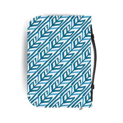 Blue Chevron Bible Cover