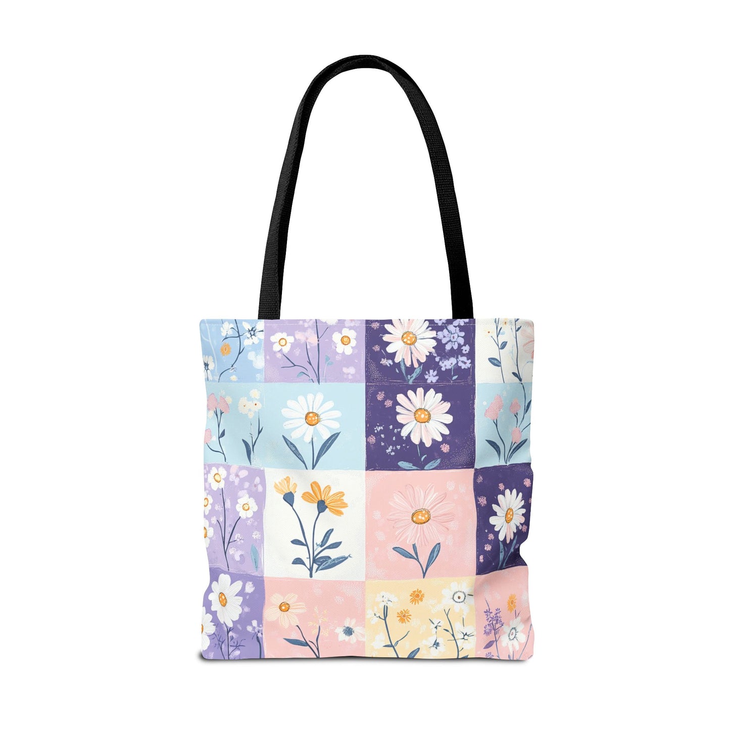 Daisy Patchwork Tote Bag
