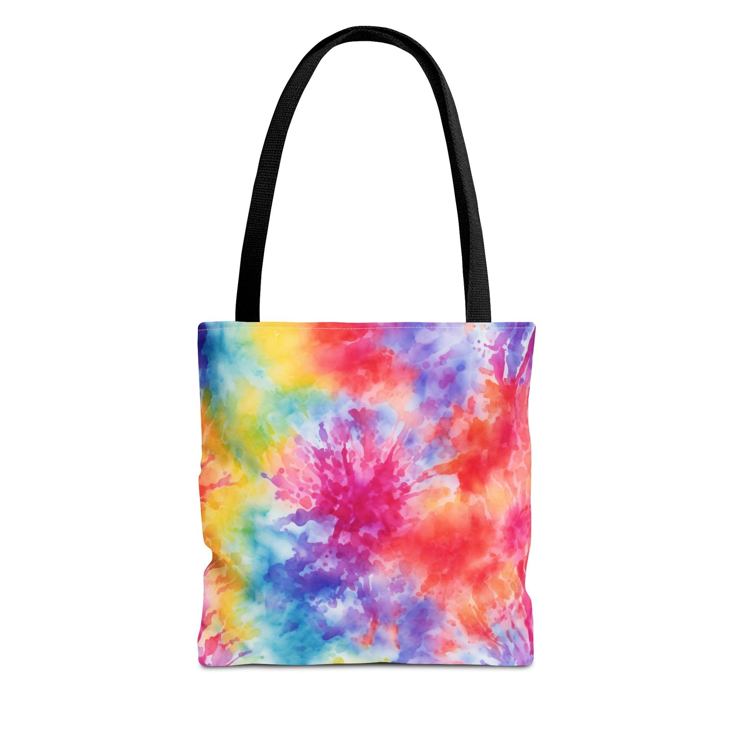 Rainbow Tie-Dye Tote Bag