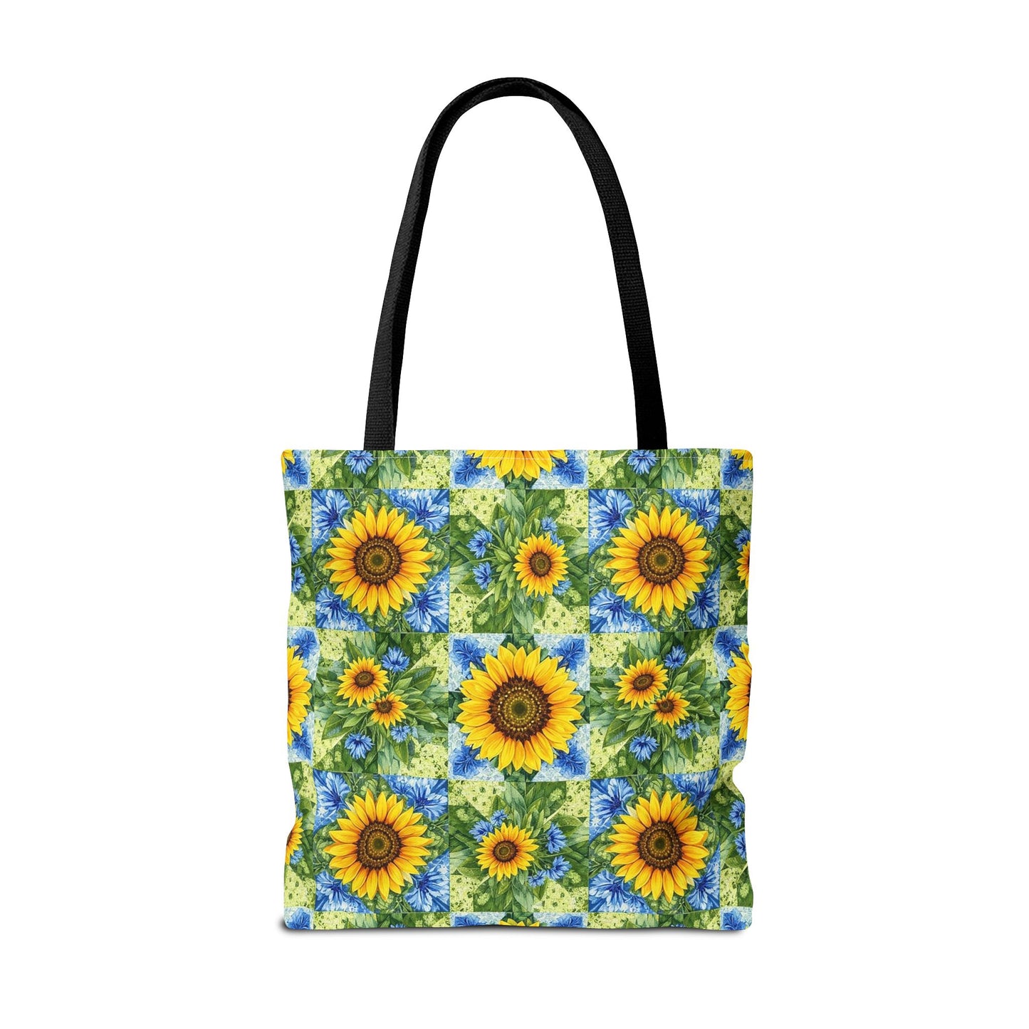 Sunflower Patchwork Tote Bag