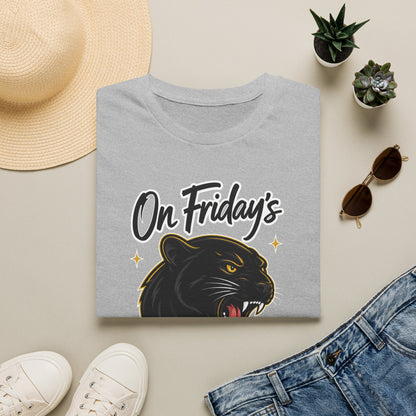 “On Friday’s We Wear Black & Gold” Panther Spirit Tee
