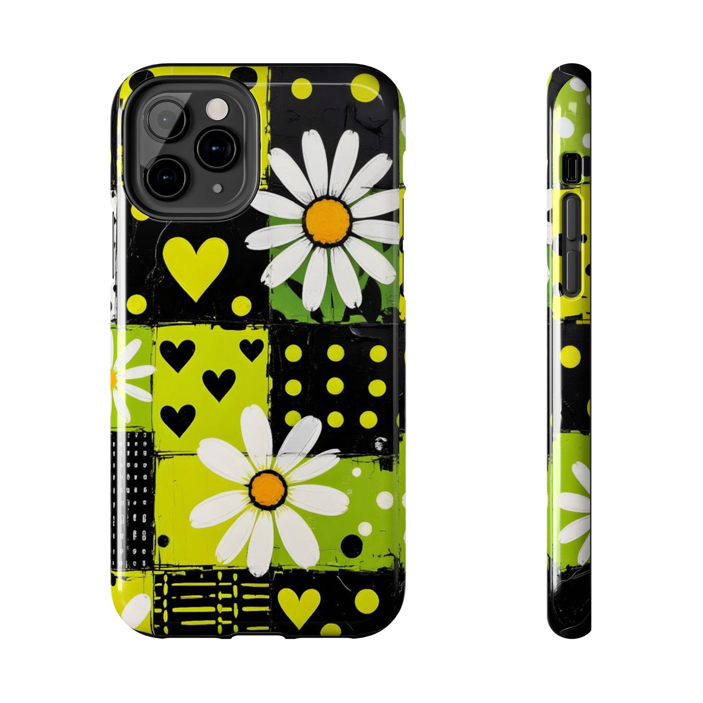 Daisy Patchwork Tough Phone Case