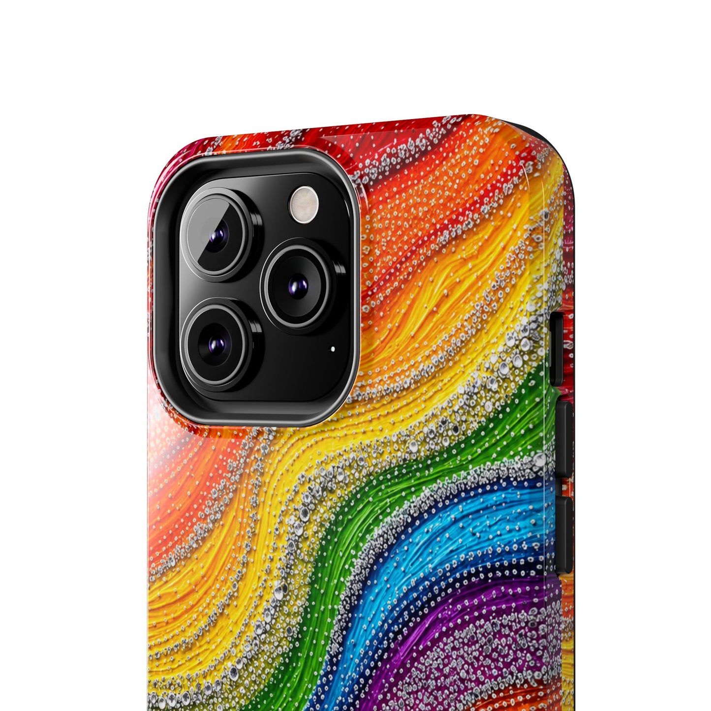 Rainbow Wave Tough Phone Case