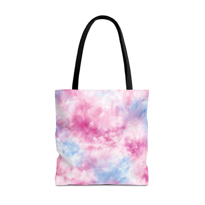 Tie-Dye Pink Blue Tote Bag