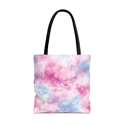 Tie-Dye Pink Blue Tote Bag