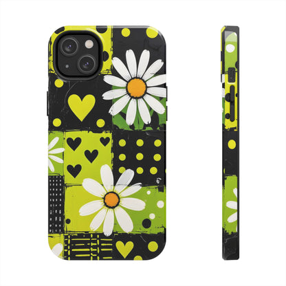 Daisy Patchwork Tough Phone Case