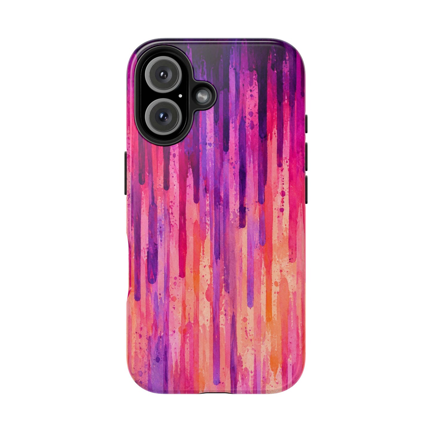 Abstract Pink & Purple Drip Tough Phone Case