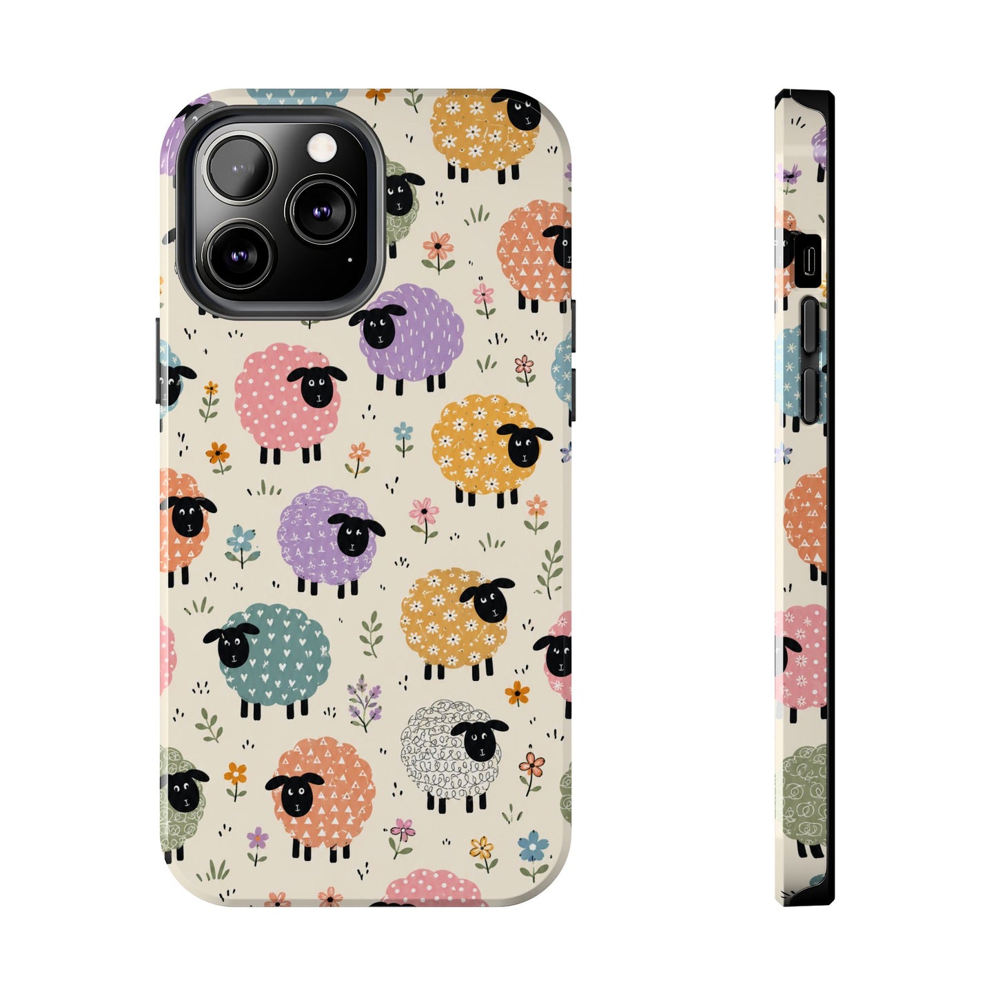 Cute Pastel Sheep Tough Phone Case