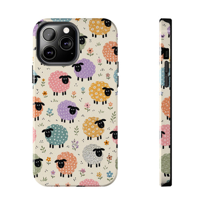 Cute Pastel Sheep Tough Phone Case