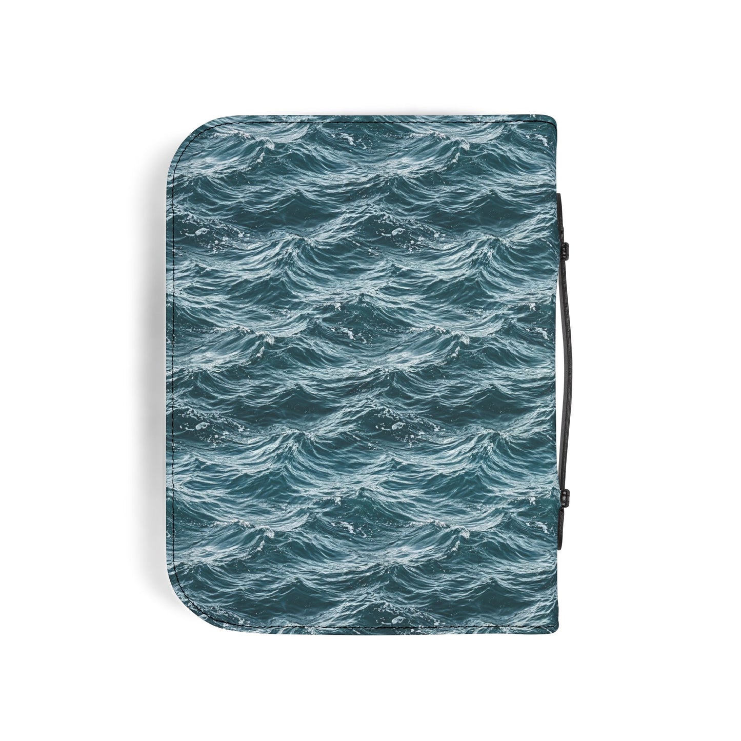 "When You Pass Through Deep Waters" Nautical Scripture Zippered Bible Cover