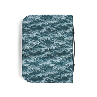 "When You Pass Through Deep Waters" Nautical Scripture Zippered Bible Cover